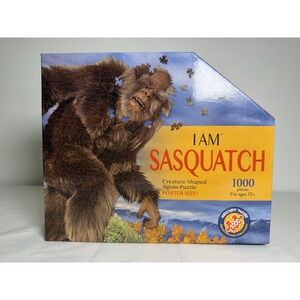 I Am Sasquatch 1000 PC Creature Jigsaw Puzzle Madd Capp All Pieces & Poster Here